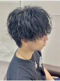 メンズシャドウパーマ大宮ルーズパーマツイストスパイラルパーマ