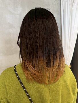 キリ 逗子(kiri) 逗子葉山ケアブリーチカラーエンドカラーダブルカラー韓国Y87