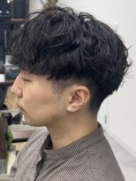 ナム 錦糸町(NAM)&nbsp;MEN’S/リバースセンターパート/ニュアンスパーマ/錦糸町