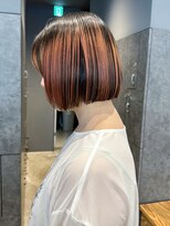 シオン(shion) 秋色くすみベージュ透明感カラー小顔秋色ワンレン_ba535931