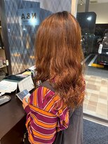 ヘアショップエヌアンドエー 久喜 栗橋店(hairshop N&A)&nbsp;柔らかウェーブのナチュラルセミロング