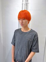 ミュー(Mu)&nbsp;オレンジ　マッシュ　ハイトーン