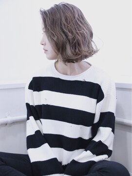 アンス 大阪梅田(ANs.) 30代40代★ヘルシーレイヤーの無造作カール×前下がりボブ