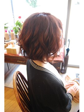 ベル(BELL) 大人の可愛いウェーブボブ【BELL桜新町/用賀】