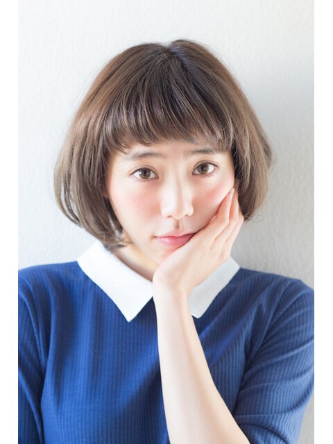 大人可愛い愛され◎新垣結衣サン風コンパクトな小顔ショートボブ