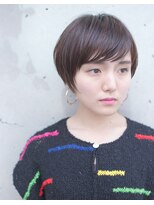 ピズム(PISM) マッシュイメチェン小顔ショート/オリーブカラー