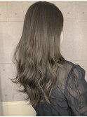 暗めブラウンカーキアッシュ　Re:sta by neolive