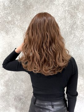 ニノ(nino) 【NINO】ベージュブラウン/波ウェーブ