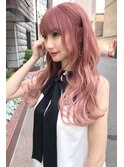 ~シフォンピンク シールエクステ~【Ria 大阪 梅田】