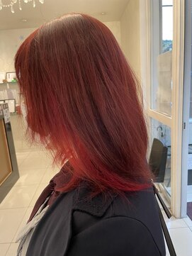 ヘアアンドビューティー クアトロ 戸祭店(QUATRO) インナーカラー