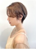 【表参道sheta/中澤】大人ガーリーピンクベージュくびれヘア　