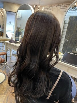 ベレッタ 楠葉店(veretta.) ブリーチ無し ベージュカラー 岡田典子/30代/40代/50代/髪質改善