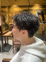 インアンドヤング(in&yang)&nbsp;春パーマ/スーツ短髪/スパイラルパーマ