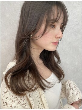 ロンド クラン 岡崎(Lond Clan) カーキベージュ☆韓国顔まわりレイヤー