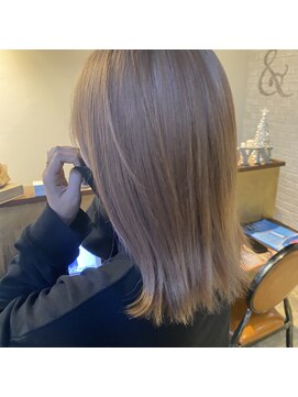 ジョイン ラックスビー 京都店(JOYN LUXBE) ロングレイヤー 小顔カット 2wayバング 韓国ヘア 髪質改善
