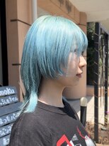 ヘアーデザイン ジュモク(Hair Design Jumoku) ブルー