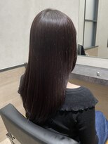 フレーム 博多店(FRAME) 髪質改善ストレート×艶髪レッドブラウン【福岡／博多】