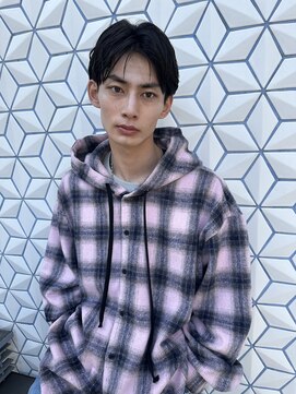 フリーラ 表参道(freera) メンズセンターパートコンマヘア