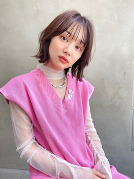 ロイド(Lloyd) 【Lloyd 大宮】くびれボブ×レッドブラウン