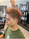 【IRIE HAIR赤坂】スパイキーショート×ブリーチ×ハイトーン