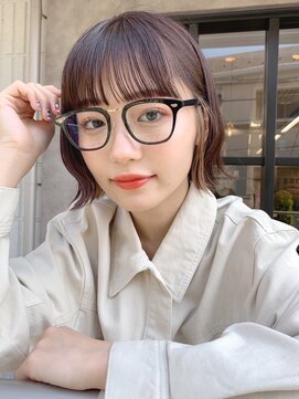 ロシェ 横浜店(loche) 小顔外ハネボブ×イヤリングカラー×ボブルフ[横浜駅]