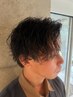 【サノ指名新規限定】メンズカット＋パーマ＋眉カットサービス！