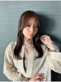 レイヤーカット/小顔カット/シースルー前髪/韓国ヘア/くびれヘア