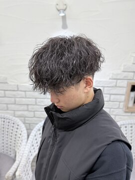 ヘアーグランデシーク(Hair Grande Seeek) 王道モテメンズパーマヘア/縦落ちツイストスパイラルパーマ
