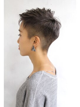 ロゼ 鳳(ROSE) 【ROSE】ベリーショート＿刈り上げ＿グレージュS