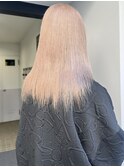 ほんのりピンクのハニーブロンド