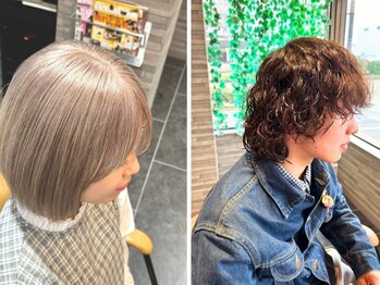 エース 間明店(A)の写真/《学割U24》学生の時しか楽しめないようなのパーマやカラーで、周りと差をつけるスタイルへ◎
