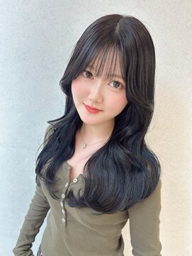 ユーフォリア 渋谷グランデ(Euphoria SHIBUYA GRANDE) ブルーブラック　ブルージュ　暗髪　艶髪　黒髪　YUKI