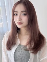 アグ ヘアー クロエ 長野駅前店(Agu hair chloe) 《Agu hair》韓国レイヤーキャメルブラウン×numberA.ヘアバター