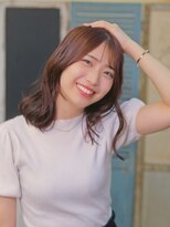 ベレッタ 楠葉店(veretta.)&nbsp;20代30代/髪質改善/艶髪/韓国っぽヘア/ミディアム/秋カラー/小顔