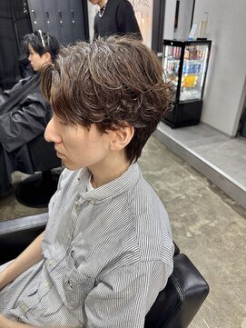 アソビ 無造作センターパート