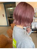 ミディアムヘア/デザインカラー/フェイスフレーミング/富里