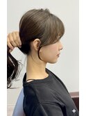 結んで可愛いおくれげ顔まわりカット
