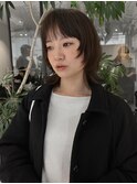 レイヤーボブ/ミルクティーベージュ/髪質改善/顔周り/銀座
