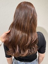 メゾンマイル 恵比寿(maison mile)&nbsp;オレンジブラウン/暖色カラー/オレンジカラー/前髪/恵比寿サロン