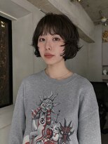 フィルムス 表参道(FILMS)&nbsp;ココアベージュ/黒髪/クラゲヘアー/オリーブグレー/ボブ/表参道