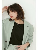 メルカ 天王寺(melca.)&nbsp;ぱっつんボブ/顔まわりカット/切りっぱなしボブで