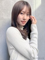 オーブヘアー ハル 佐野店(AUBE HAIR hal) 20代・30代_韓国_セミロング