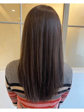 フィガロ ミリー 北生駒店(Figaro Mily) レイヤーカット＋オリーブベージュ