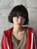 ナヌーク ダイカンヤマ(nanuk daikanyama) ゆるめパーマのクセ感ボブ