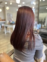 ヘア カンパニー トワ 千葉店(TOWA)&nbsp;ボルドー×ストレート！！