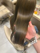 ケーツー エム 京都ラクエ(k-two emu)&nbsp;オリーブベージュ*オリーブカラー*透明感カラー*髪質改善*顔周り