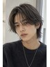 ☆メンズ期間限定☆【艶髪韓国風毛流れヘア】カット+カラー+UPTOGLOSS¥9900