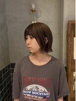 サイバイシキ(sai by SHIKI)&nbsp;コントラストでメリハリのあるボブスタイルデザインカラー