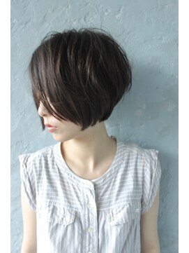 ソルト(Salt) <SALT☆OKABE>前下がりショートボブ×モカブラウン2