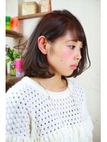 トヌコア ルア 下北沢店(TONUKOA RUA)&nbsp;【TonukoaRua】スモーキーアッシュのゆるふわボブディ